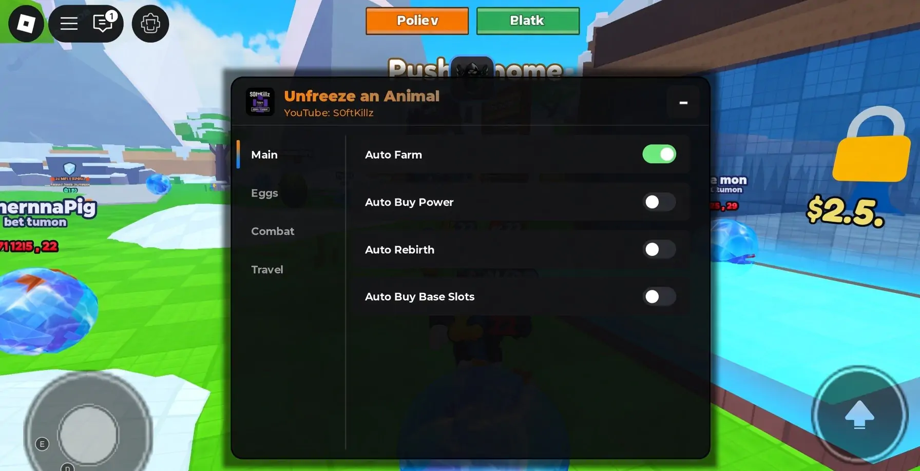 Unfreeze an Animal Script | S0ftKillz