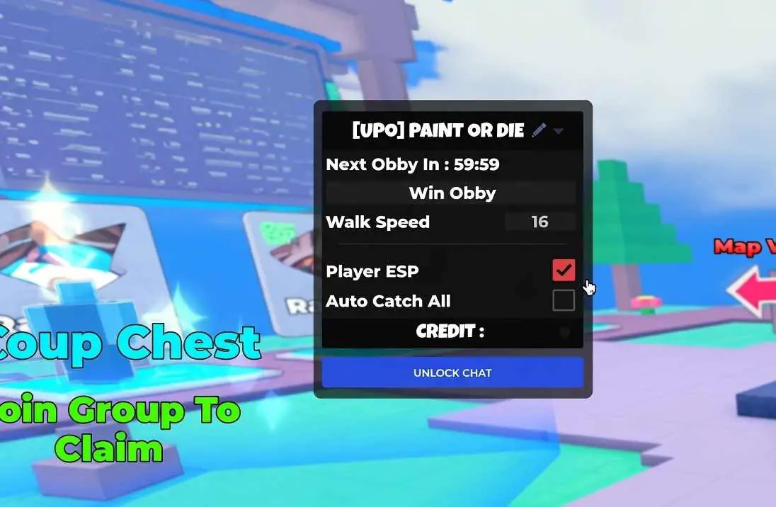 Paint Or Die Script [NO KEY] | Auto Catch All, Auto Hide, Win Obby