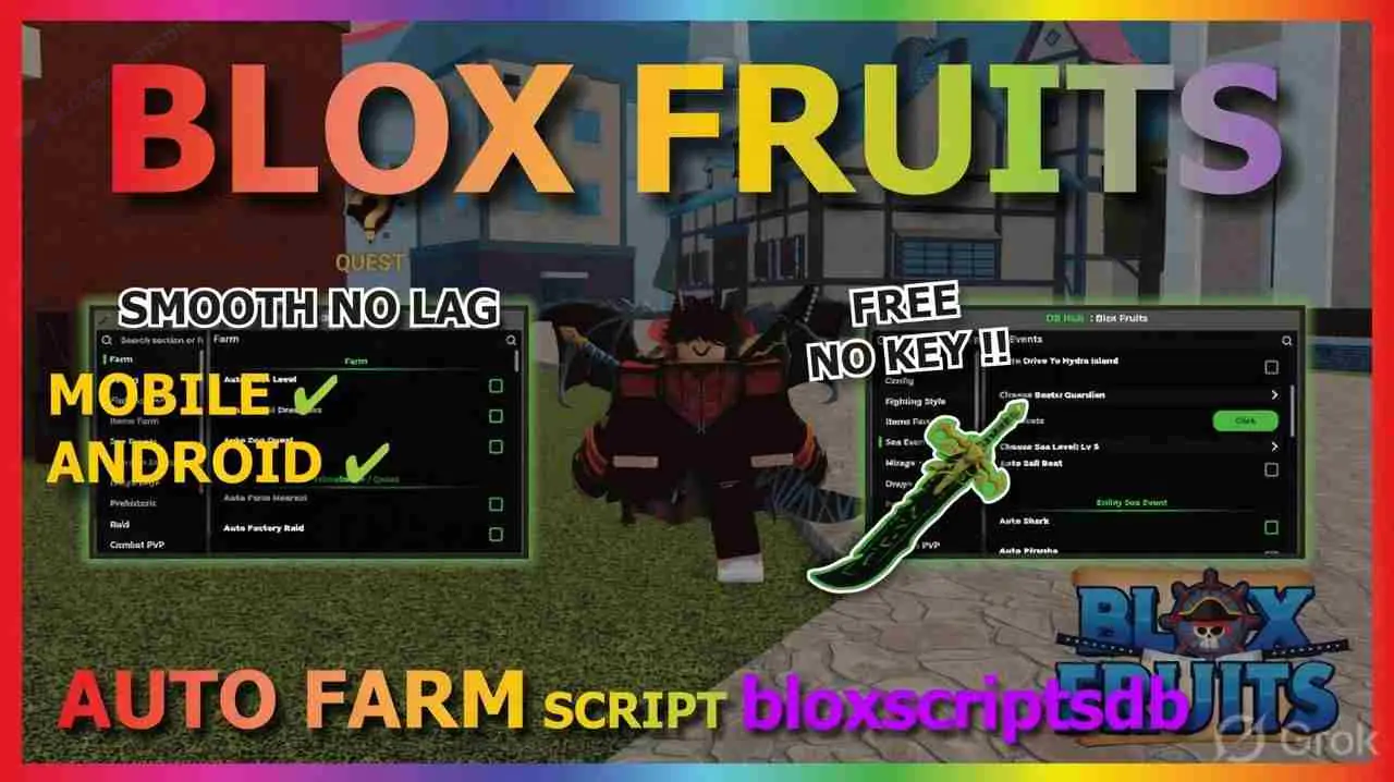 DB Hub - Blox Fruits Script [No Key]