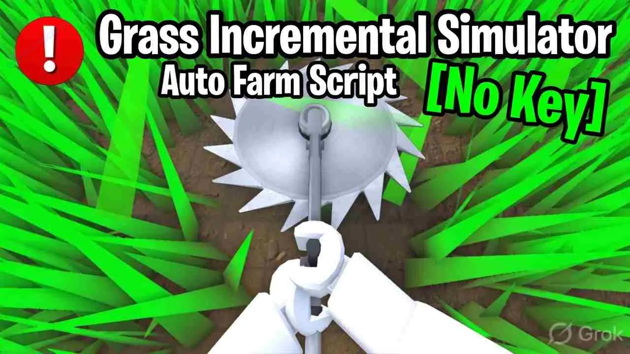 Grass Incremental Simulator Auto Farm Script [No Key]