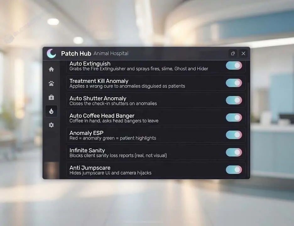Patch Hub Animal Hospital Script [No Key]