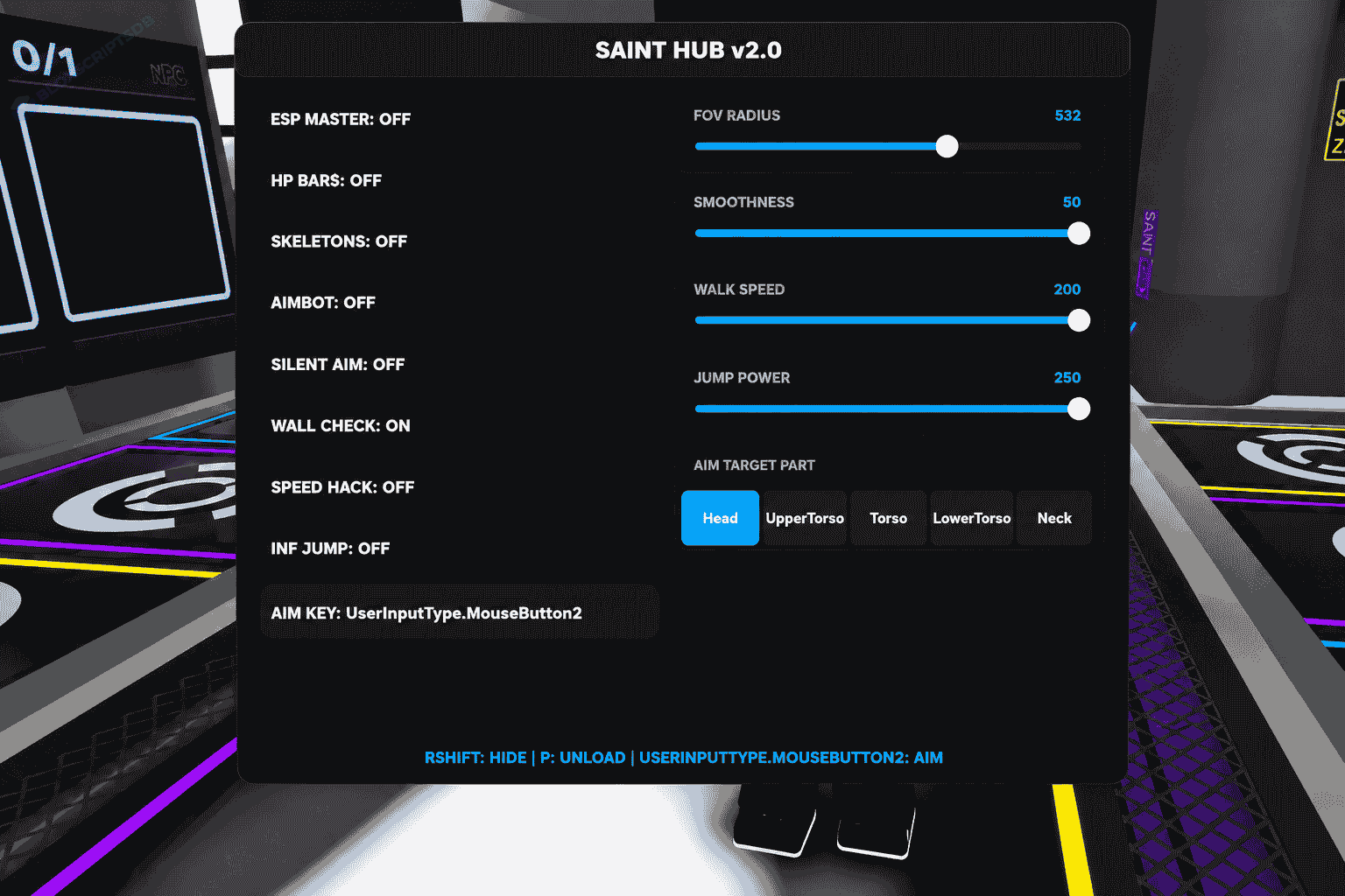 Saint Hub Rivals Script [ESP, Silentaim] No Key