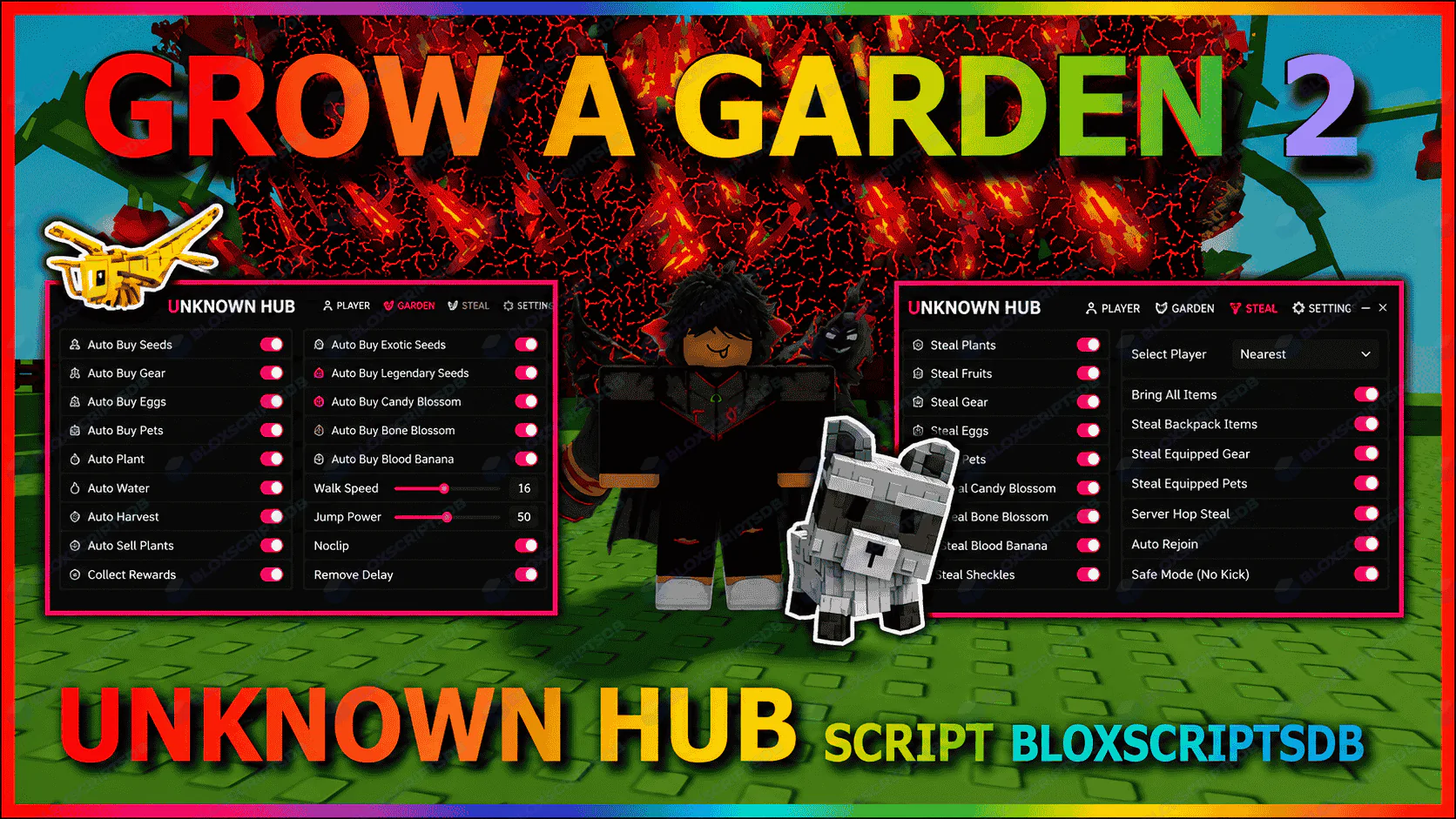 Unknown Hub Grow a Garden 2 Script [No Key]