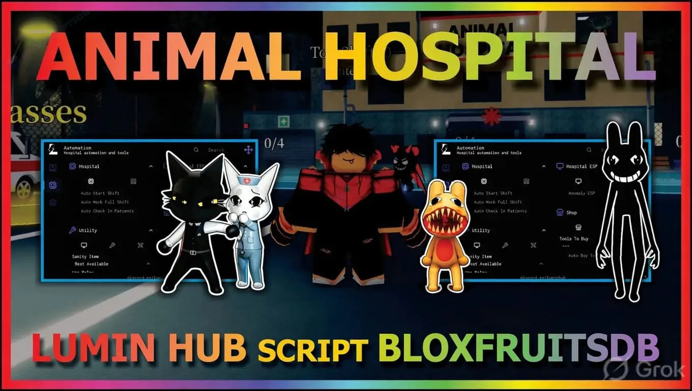 Foxname Hub – Animal Hospital Script No Key