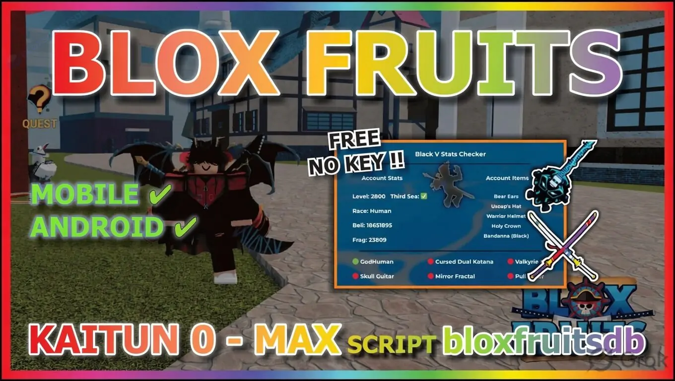 Black V Hub (Kaitun) Blox Fruits Script [No Key]