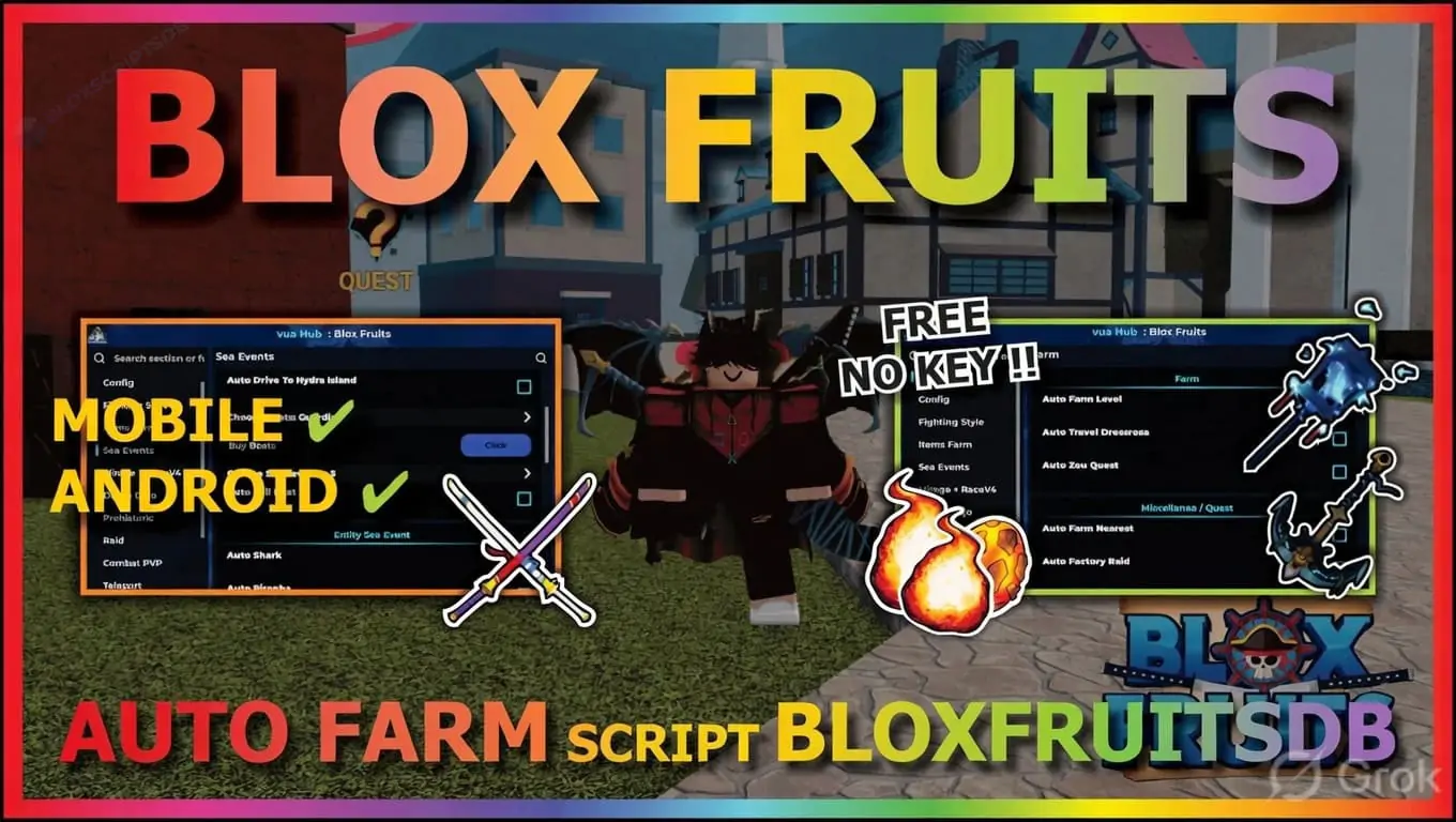 Vua Hub Blox Fruits Script [No Key]