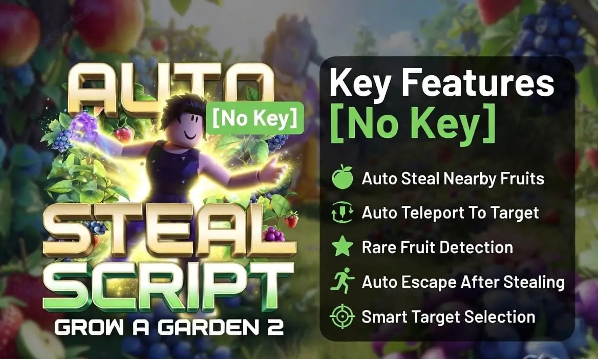 Grow a Garden 2 Auto Steal Script [No Key]