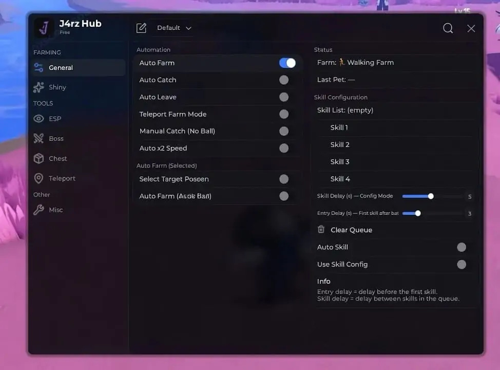 J4RZ Hub Evomon Script PC and Mobile