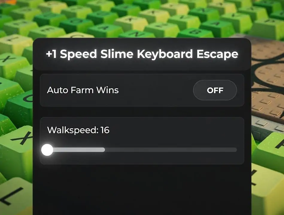 +1 Speed Slime Keyboard Escape Script