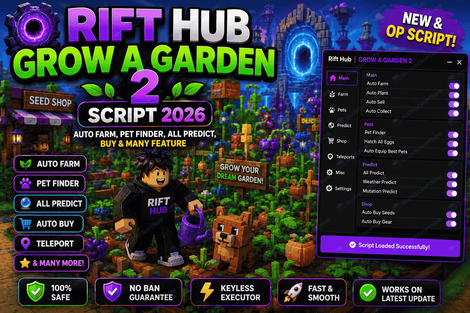 Rift Hub Grow a Garden 2 Script