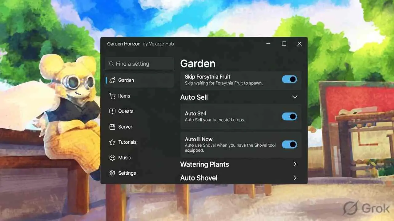 🌱 Garden Horizons Script | VEXEZE HUB | FULL AUTO FARM, EVENT, QUEST