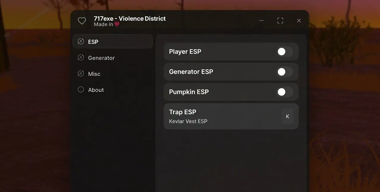 717EXE Violence District Best Script