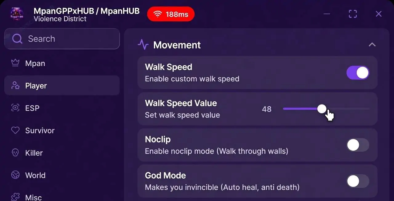 Mpan HUB Violence District Script [No Key]