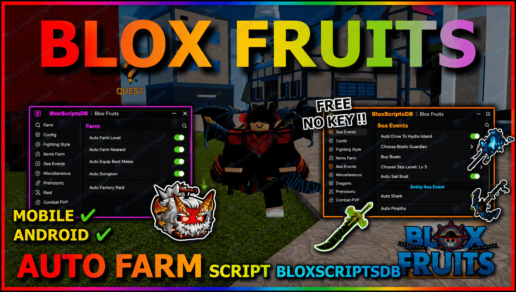 King Vyper Hub Blox Fruits Script [No Key]
