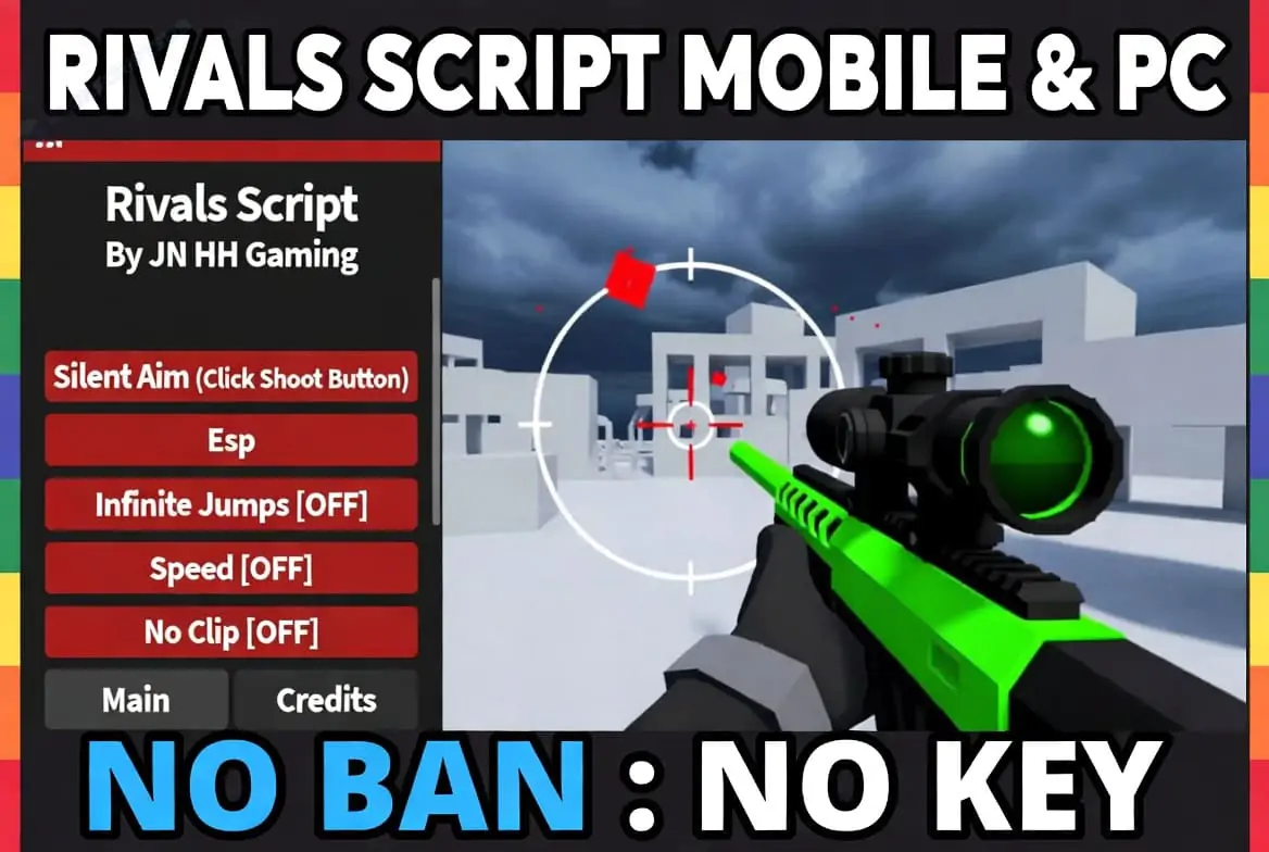 JN HH Rivals Scripts Silent Aim Esp Supports MOBILE and PC [No Key]