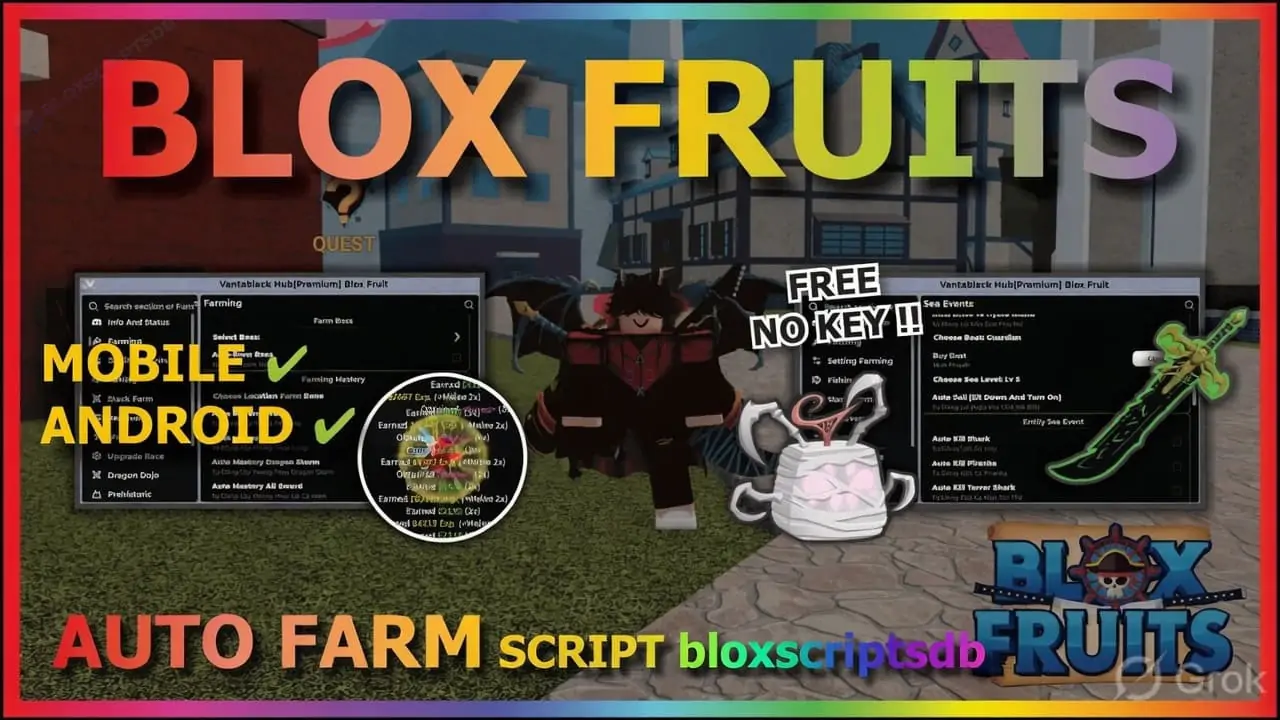 Vantablack Hub Blox Fruits Script [No Key]