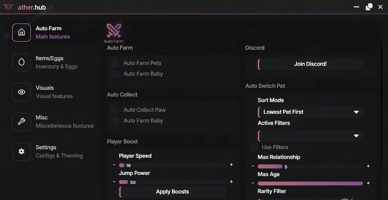 Ather Hub Adopt Me Script Auto Farm GUI