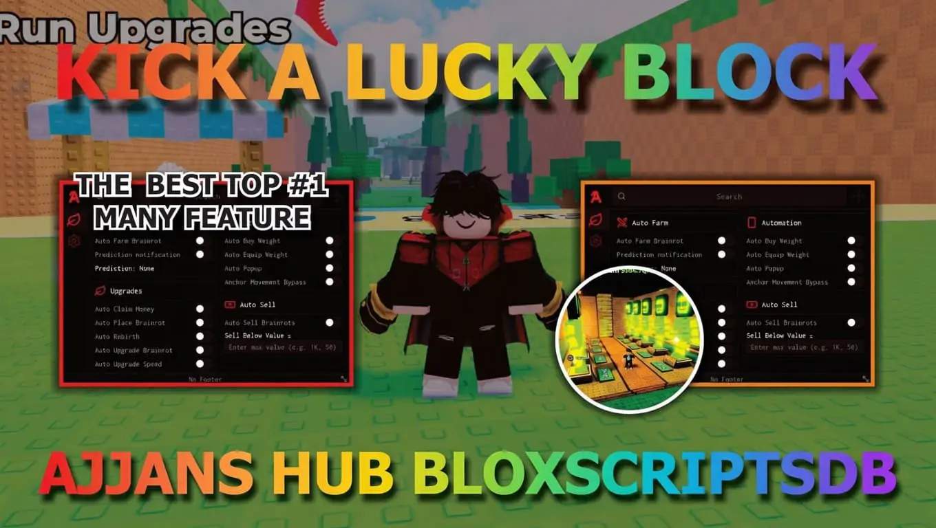 Kick a Lucky Block Script | Ajjans Hub [No Key] |
