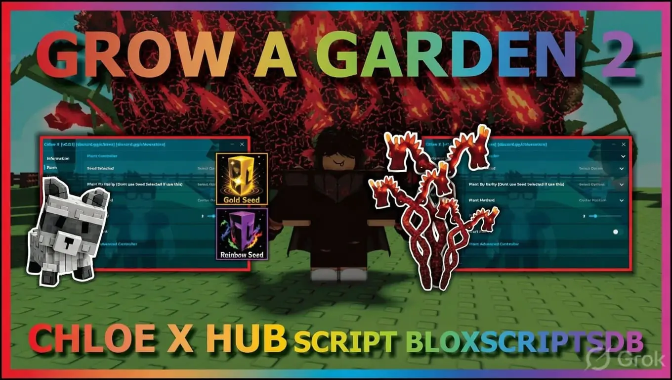 Chloe X Hub Grow a Garden 2 Script No Key