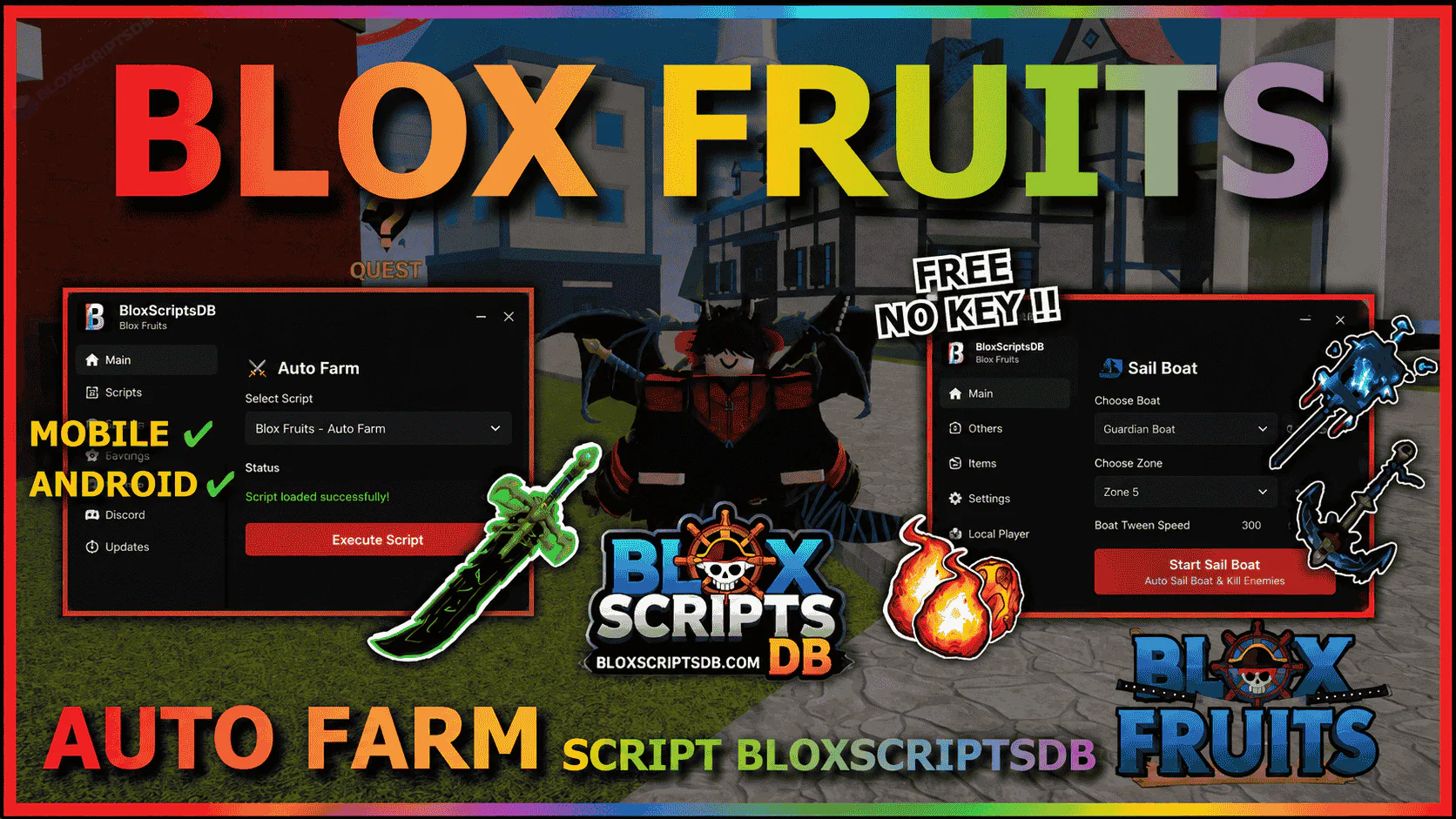 HXH Hub Blox Fruits Script [No Key]