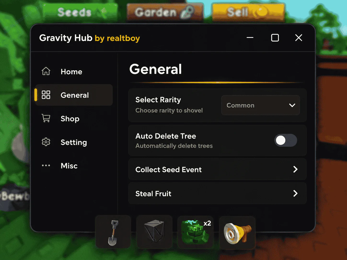Gravity Hub Grow A Garden 2 Script Mobile and PC [Keyless]