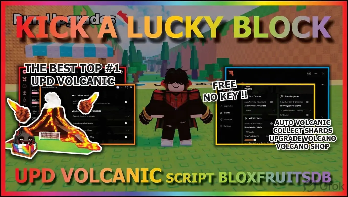 Luxy Hub Kick a Lucky Block Script [No Key]