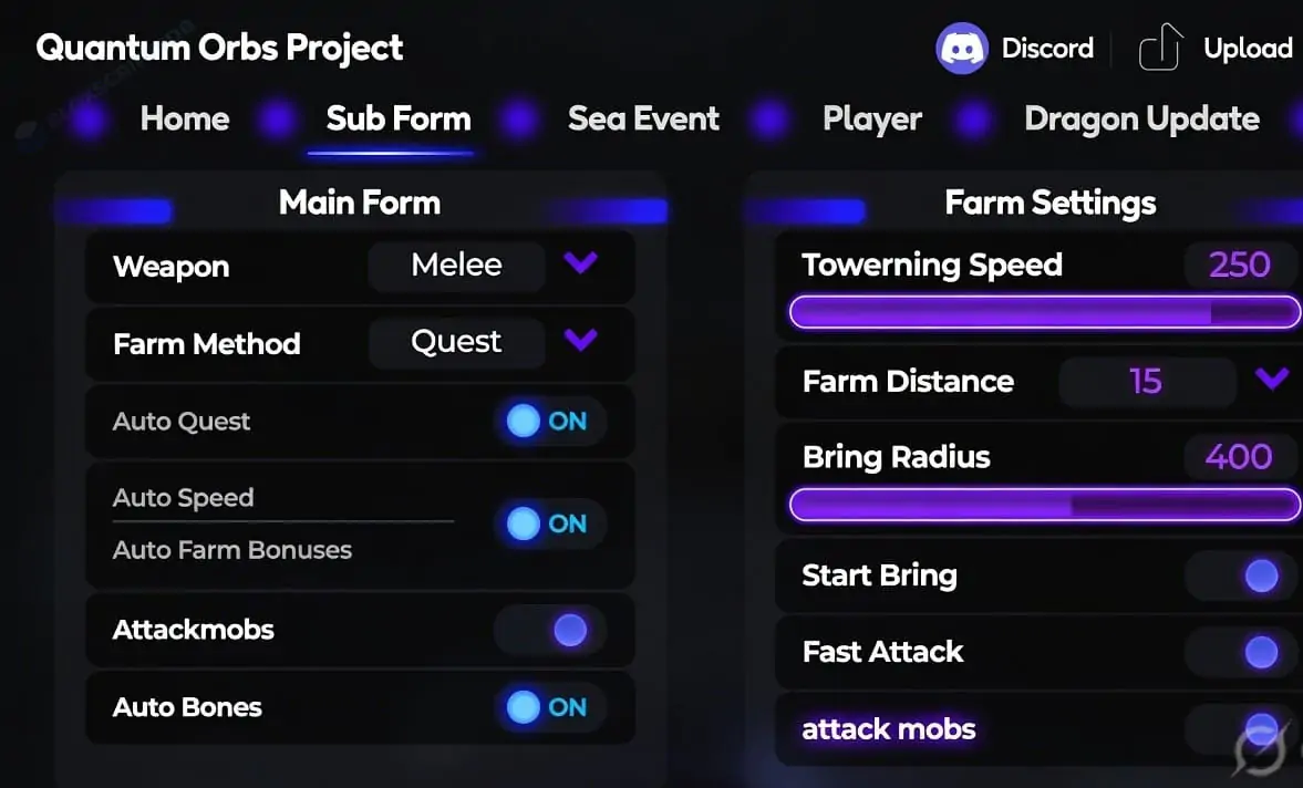 Quantum Hub Blox Fruits Script [No Key]