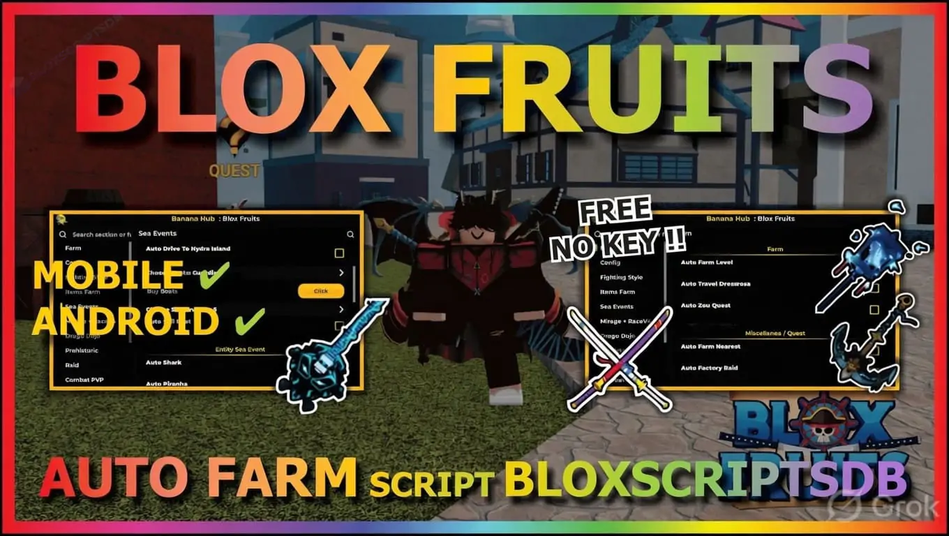 Banana Hub Blox Fruits Script (Mobile)