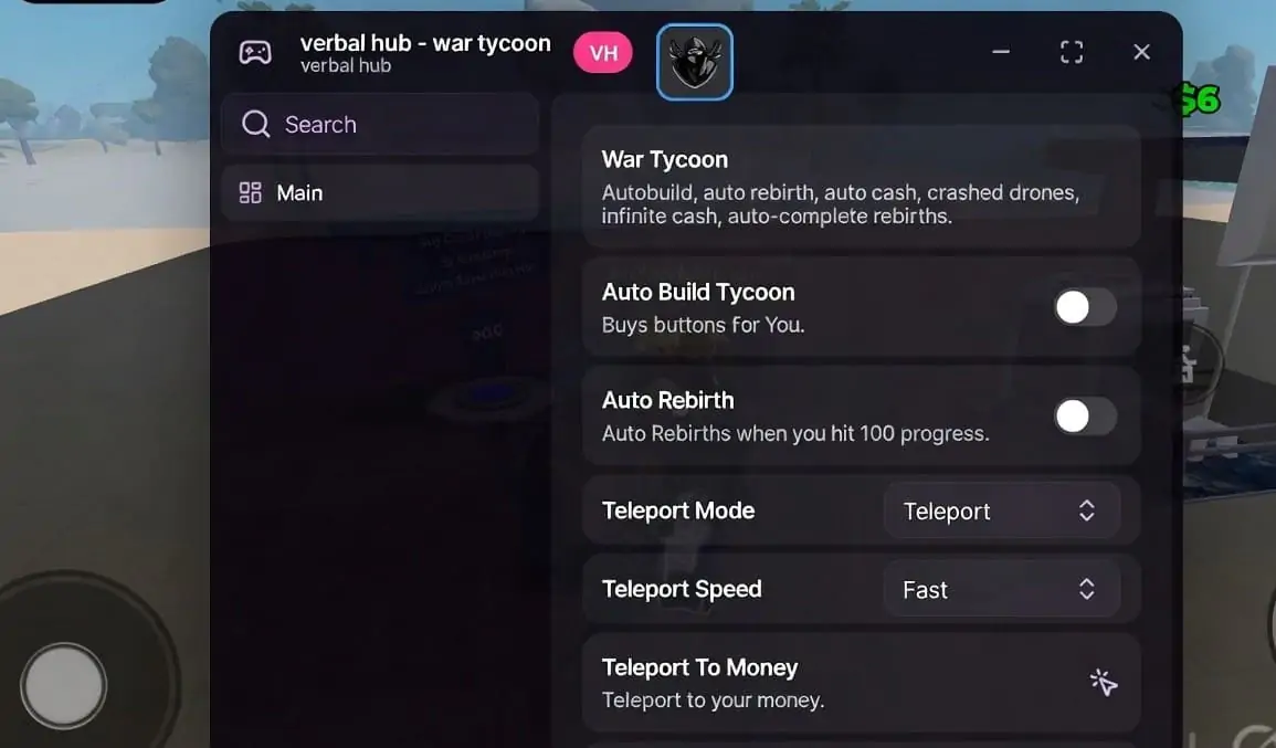 Verbal Hub Script War Tycoon