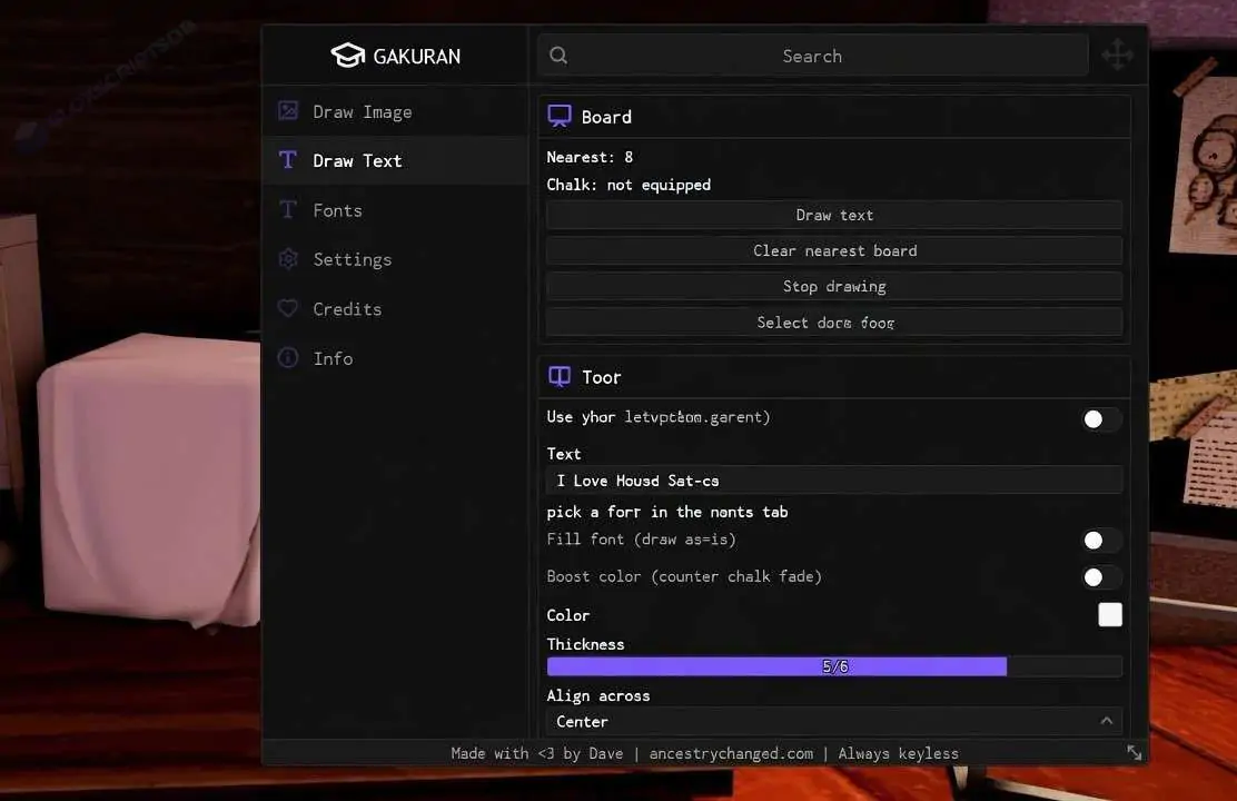 Gakuran Script Best - Auto Draw on Desk and More