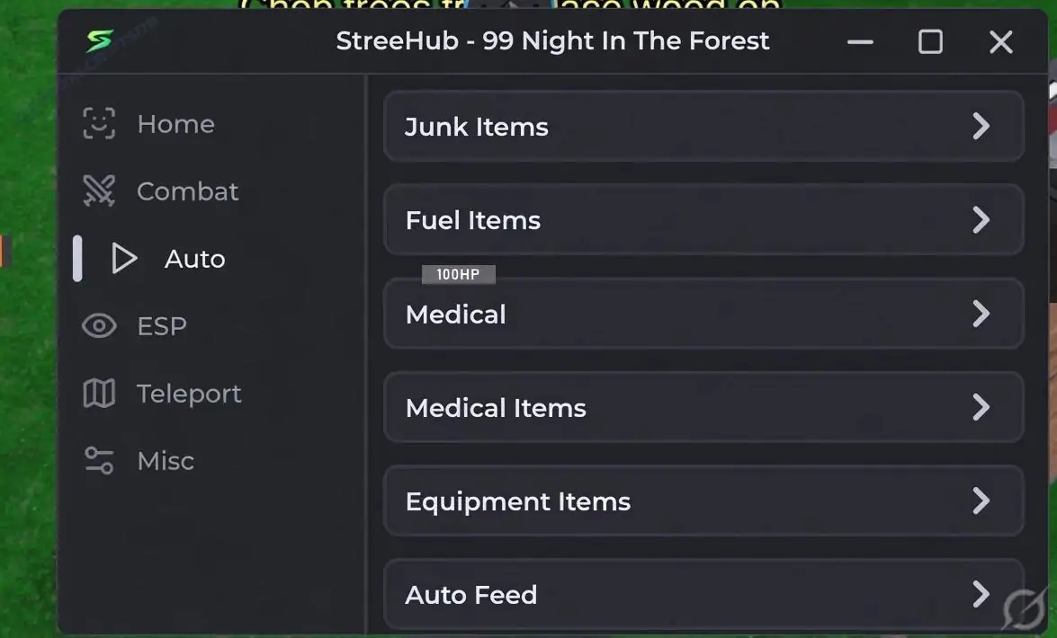 StreeHub 99 Nights In The Forest Script