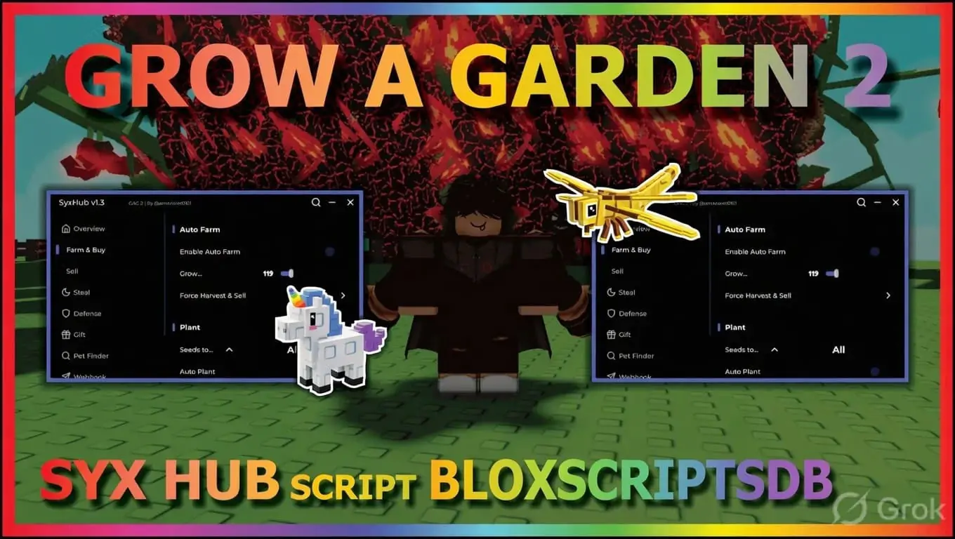 Syx Hub Grow a Garden 2 Script [No Key]